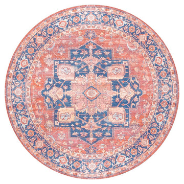 Maris Ornate Medallion Washable Area Rug